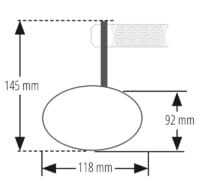 800Wx800H-1122916001-9 Spiegel voor stuurtegengewichten HIGHSIDER pro Esagano-RS - Kort