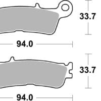 BREMBO Remblokken van gesinterd metaal 07YA55SD