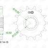 800Wx800H-1124287001-3 AFAM Staal standaard voortandwiel 190500 - 525