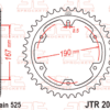 JT SPROCKETS Standaard staal achtertandwiel - 525
