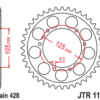 JT SPROCKETS Standaard staal achtertandwiel 1135 - 428