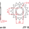 JT SPROCKETS Staal geluidsarm voortandwiel 1536 - 520