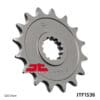 JT SPROCKETS Staal geluidsarm voortandwiel 1536 - 520