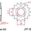 JT SPROCKETS Staal geluidsarm voortandwiel 1586 - 525