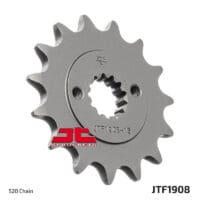 JT SPROCKETS Staal geluidsarm voortandwiel 1908 - 520