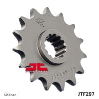 JT SPROCKETS Staal geluidsarm voortandwiel 297 - 525