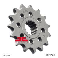 JT SPROCKETS Staal geluidsarm voortandwiel 743 - 530