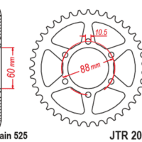 800Wx800H-1127997001-1 JT SPROCKETS Standaard staal achtertandwiel 2022 - 525
