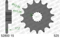 800Wx800H-1129179001-1 AFAM Staal standaard voortandwiel 52800 - 525