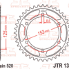 JT SPROCKETS Standaard staal achtertandwiel 1301 - 520