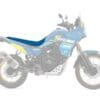 BLACKBIRD Rally Ride Zadelhoes - Zwart/Blauw - 2 stuks