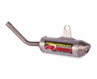 PRO CIRCUIT R-304 Demper - Geborsteld aluminium met roestvrijstalen eindkap