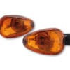 800Wx800H-1139370-2 HIGHSIDER Smart Little Duke Bulb Mini Indicator Body Black / Lens Orange (Pair), Front & Rear