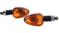 800Wx800H-1139370-2 HIGHSIDER Smart Little Duke Bulb Mini Indicator Body Black / Lens Orange (Pair), Front & Rear