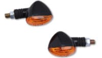 800Wx800H-1139370-3 HIGHSIDER Smart Little Duke Bulb Mini Indicator Body Black / Lens Orange (Pair), Front & Rear