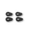 HIGHSIDER smart Mounting Plates Indy Spacer Black Aluminium, for Yamaha