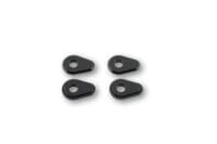 HIGHSIDER smart Mounting Plates Indy Spacer Black Aluminium, for Yamaha