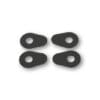 HIGHSIDER smart Mounting Plates Indy Spacer Black Aluminium, For Various Yamaha