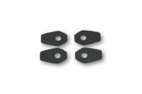 HIGHSIDER smart Mounting Plates Indy Spacer Black For Various Kawasaki, Yamaha, Suzuki