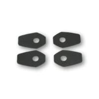 HIGHSIDER smart Mounting Plates Indy Spacer Black For Various Kawasaki, Yamaha, Suzuki