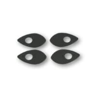 HIGHSIDER smart Mounting Plates Indy Spacer Black For Various, Ducati, Honda