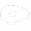 HIGHSIDER smart Mounting Plates Indy Spacer Black For Various Yamaha