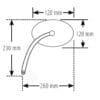HIGHSIDER smart Handlebar Mirror Kawasaki Chrome (1pc)
