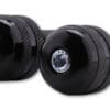 HIGHSIDER smart Handlebar Ends Black Knurled, For Steel Handlebars