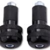 HIGHSIDER smart Handlebar Ends Black Knurled, For Steel Handlebars