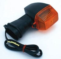 HIGHSIDER Smart Kawasaki Style Bulb Indicator Body Black / Lens Orange (1pc), Front & Rear