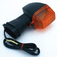 800Wx800H-1139433-1 HIGHSIDER Smart Kawasaki Style Bulb Indicator Body Black / Lens Orange (1pc), Front & Rear