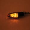 HIGHSIDER Smart Peak LED Indicator Body Black / Lens Smoked (Pair), Front & Rear