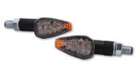 800Wx800H-1139449-1 HIGHSIDER Smart Peak LED Indicator Body Black / Lens Clear (Pair), Front & Rear