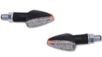 800Wx800H-1139449-2 HIGHSIDER Smart Peak LED Indicator Body Black / Lens Clear (Pair), Front & Rear