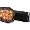 800Wx800H-1139449-3 HIGHSIDER Smart Peak LED Indicator Body Black / Lens Clear (Pair), Front & Rear