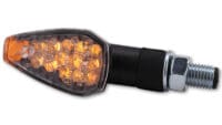 800Wx800H-1139449-3 HIGHSIDER Smart Peak LED Indicator Body Black / Lens Clear (Pair), Front & Rear