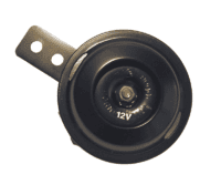 HIGHSIDER smart Horn Black 12V, 70 mm Diameter, 100 dB, E-mark