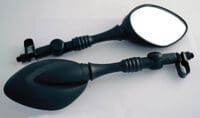 HIGHSIDER smart Handlebar Mirror Universal Black With Joint (Pair)