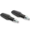 HIGHSIDER Smart Multiface LED Indicator Body Black / Lens Smoked (Pair), Front & Rear