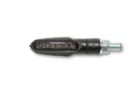 HIGHSIDER Smart Multiface LED Indicator Body Black / Lens Smoked (Pair), Front & Rear