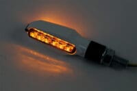 HIGHSIDER Smart Multiface LED Indicator Body White / Lens Smoked (Pair), Front & Rear