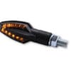 HIGHSIDER Smart Vinci LED Indicator Body Black / Lens Smoked (Pair), Front & Rear