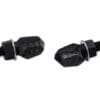 HIGHSIDER Smart Tiny LED Indicator Body Black / Lens Smoked (Pair), Rear