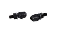 HIGHSIDER Smart Tiny LED Indicator Body Black / Lens Smoked (Pair), Rear