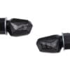 HIGHSIDER Smart Tiny LED Indicator Body Black / Lens Smoked (Pair), Rear