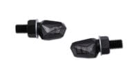 HIGHSIDER Smart Tiny LED Indicator Body Black / Lens Smoked (Pair), Rear