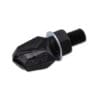 HIGHSIDER Smart Tiny LED Indicator Body Black / Lens Smoked (Pair), Rear