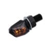 HIGHSIDER Smart Tiny LED Indicator Body Black / Lens Smoked (Pair), Rear