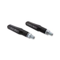 800Wx800H-1139698-3 HIGHSIDER Smart Shorty-Fin LED Indicator Body Black / Lens Smoked (Pair), Front & Rear