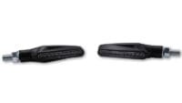 800Wx800H-1139700-1 HIGHSIDER Smart Stix LED Indicator Body Black / Lens Clear (Pair), Front & Rear